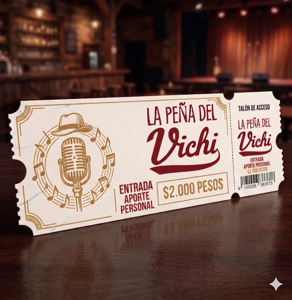 Entrada Aporte Personal "La Peña del Vichi"